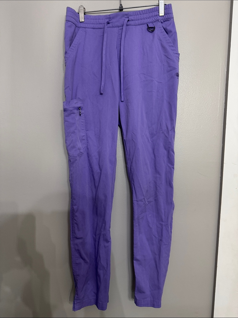 healing hands Purple Drawstring Cargo Joggers - Picture 1 of 3